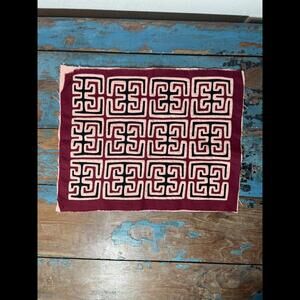 Kuna Folk Art Mola San Blas Islands Panama Hand Sewn Geometric Textile Art